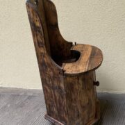 Rarissimo seggiolone in legno di fine '800