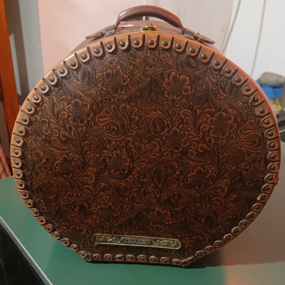 Cappelliera in cuoio di Charro - anni '80